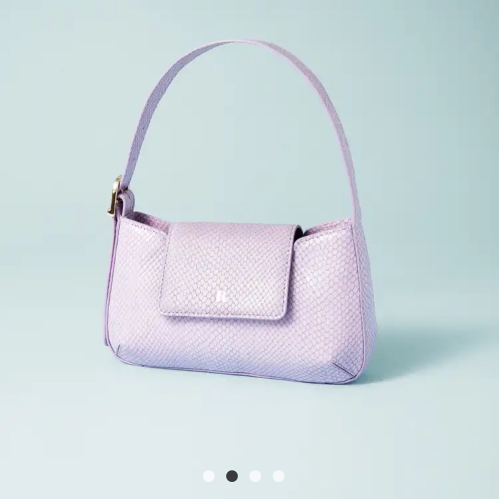Like new ROUJE Baguette in Lilac Croc